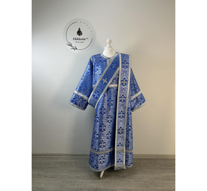 Lenten vestment for deacon - Liturgical vestment set - Stichar orar