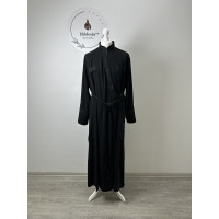 Orthodox Greek undercassock from fake silk with machine embroidery - Cassock for a priest