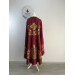Priest vestment with machine embroidery - Liturgical vestment set Greek phelon