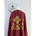 Priest vestment with machine embroidery - Liturgical vestment set Greek phelon