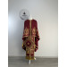 Priest vestment with machine embroidery - Liturgical vestment set Greek phelon