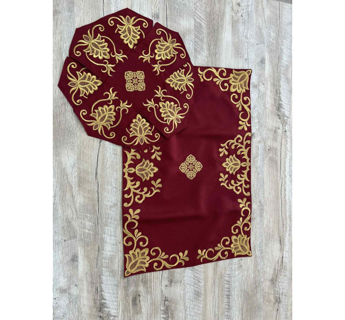 Priest vestment with machine embroidery - Liturgical vestment set Greek phelon