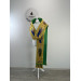 Set: small and large omophorion made of Greek brocade with angels - small and large omophorion set