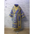 Blue Bishop's Vestments - Vestments for Bishop - Archbishop vestments