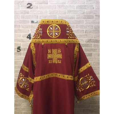 Embroidered Bishop's Vestments - Vestments for Bishop - Archbishop vestments