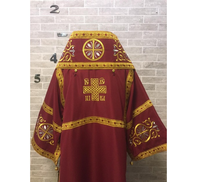 Embroidered Bishop's Vestments - Vestments for Bishop - Archbishop vestments