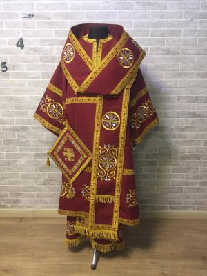 Embroidered Bishop's Vestments - Vestments for Bishop - Archbishop vestments