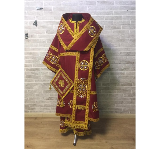 Embroidered Bishop's Vestments - Vestments for Bishop - Archbishop vestments