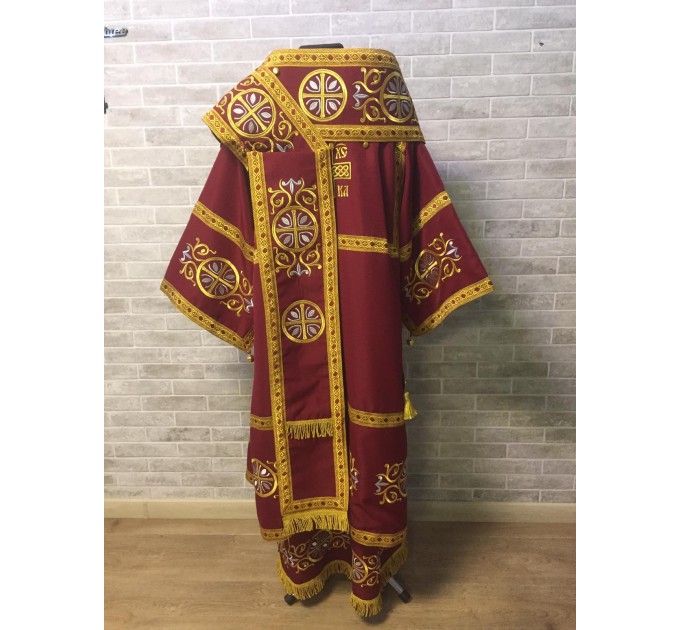 Embroidered Bishop's Vestments - Vestments for Bishop - Archbishop vestments