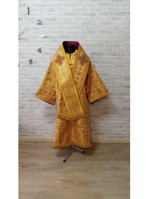 Bishop's Vestments in light brocade - Vestments for Bishop - Archbishop vestments