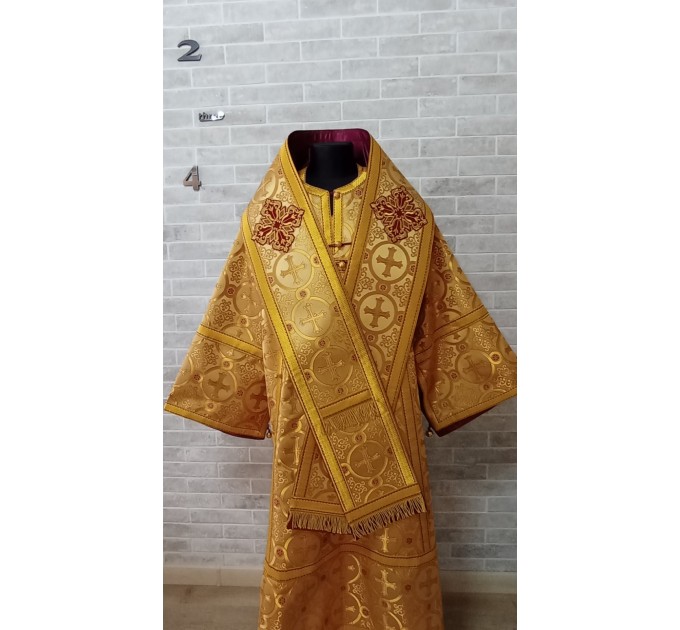 Bishop's Vestments in light brocade - Vestments for Bishop - Archbishop vestments