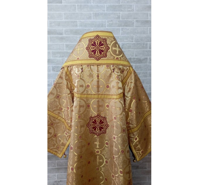 Bishop's Vestments in light brocade - Vestments for Bishop - Archbishop vestments