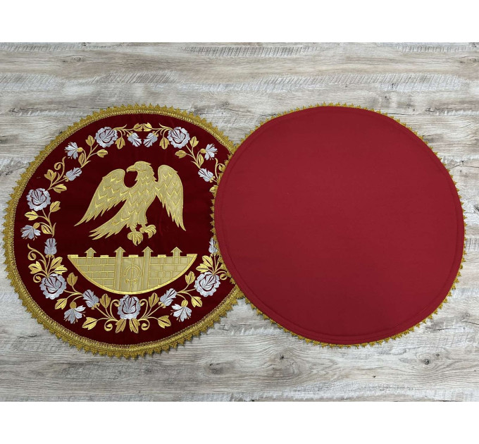 Bishop stand cover - Eagle rug - Orlets - Round cover for Bishop with eagle