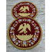 Bishop stand cover - Eagle rug - Orlets - Round cover for Bishop with eagle