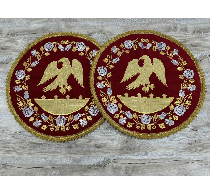 Bishop stand cover - Eagle rug - Orlets - Round cover for Bishop with eagle