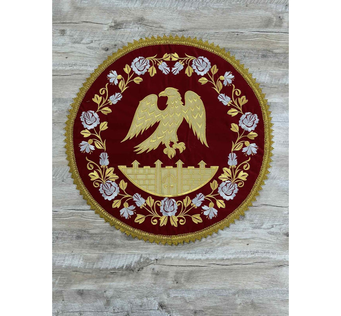Bishop stand cover - Eagle rug - Orlets - Round cover for Bishop with eagle