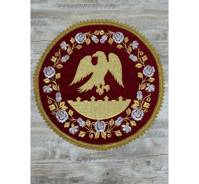 Bishop stand cover - Eagle rug - Orlets - Round cover for Bishop with eagle
