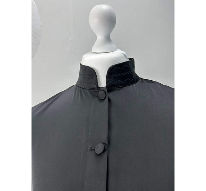Bulgarian style Orthodox cassock made of Armani silk - Cassock with buttons