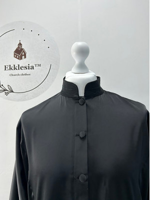 Bulgarian style Orthodox cassock made of Armani silk - Cassock with buttons