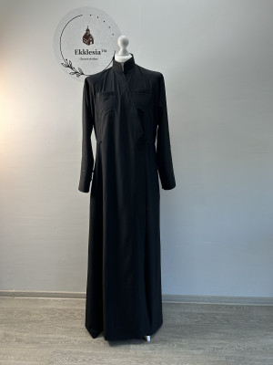 Embroidered Greek style cassock "Big grapes" made of silk-cottone