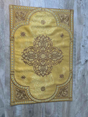 Embroidered Orthodox Chalice Covers on silk - Aer and chalice veil orthodox set