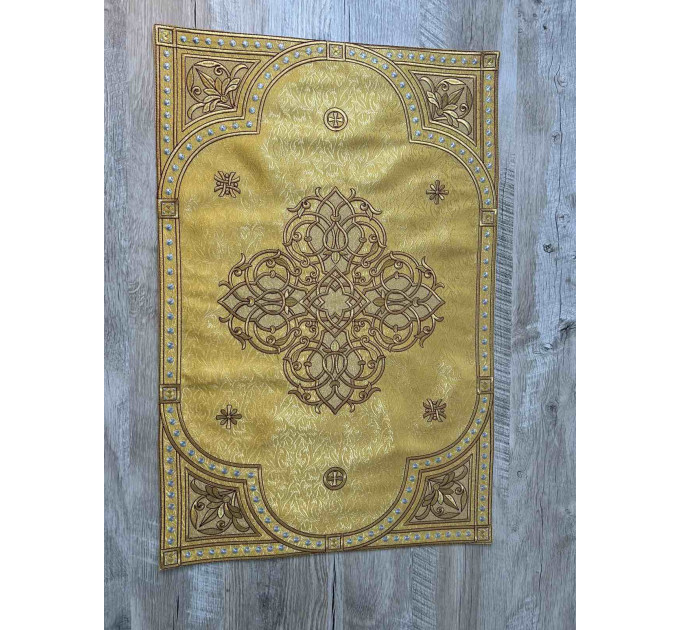 Embroidered Orthodox Chalice Covers on silk - Aer and chalice veil orthodox set