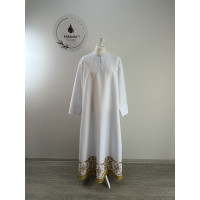 Embroidered Stikhar in gabardine Byzantium - podriznik - Priest stikhar