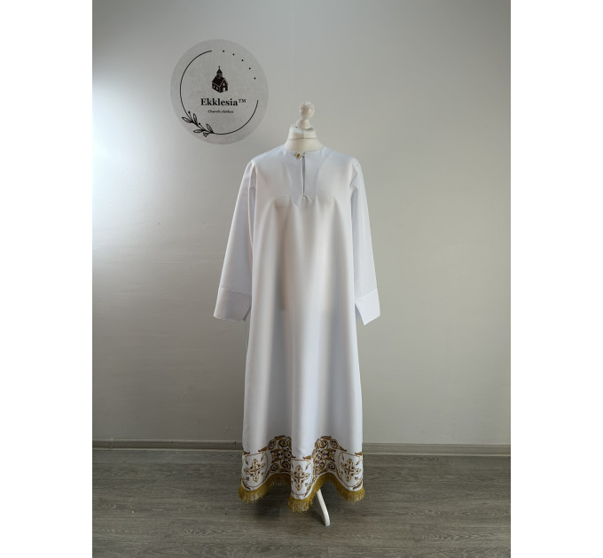 Embroidered Stikhar in gabardine Byzantium - podriznik - Priest stikhar