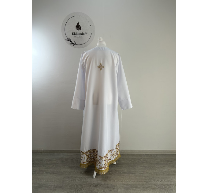 Embroidered Stikhar in gabardine Byzantium - podriznik - Priest stikhar