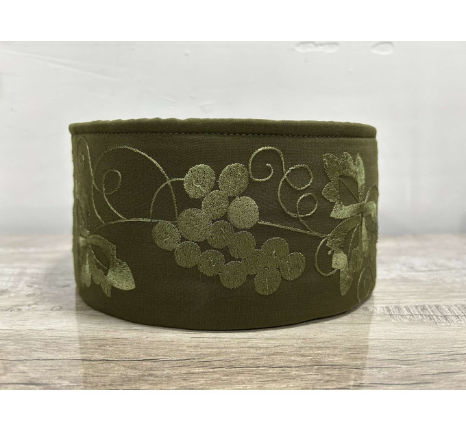 Greek style Skufia - Greek Skufia Calotte in fake silk - biretta - cap - coif