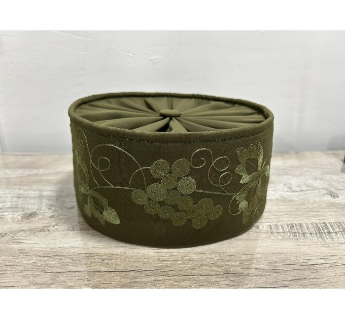 Greek style Skufia - Greek Skufia Calotte in fake silk - biretta - cap - coif