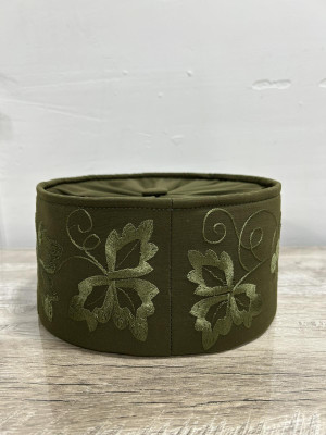Greek style Skufia - Greek Skufia Calotte in fake silk - biretta - cap - coif