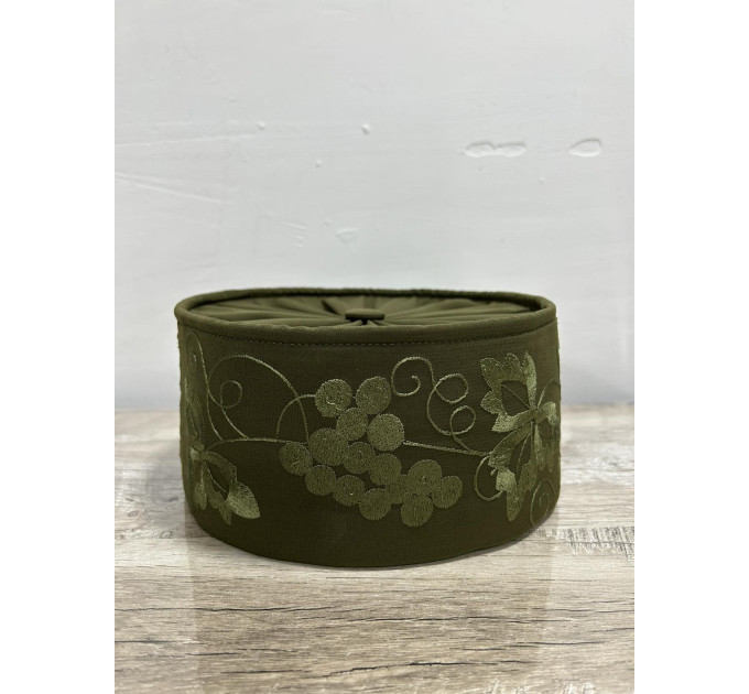 Greek style Skufia - Greek Skufia Calotte in fake silk - biretta - cap - coif