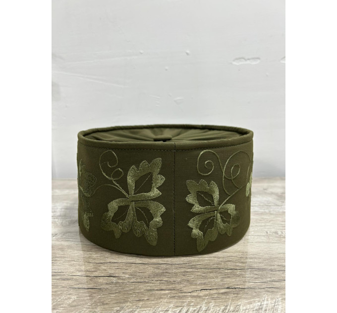 Greek style Skufia - Greek Skufia Calotte in fake silk - biretta - cap - coif