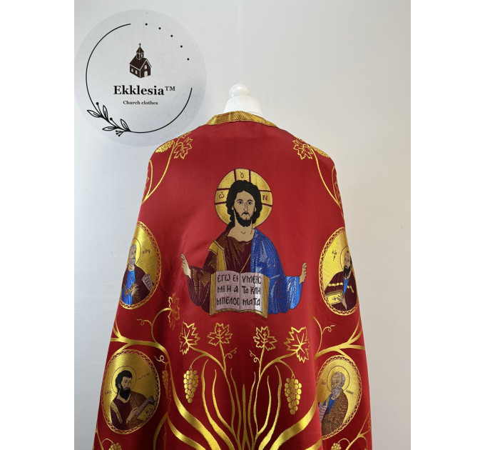 Priest vestment - Greek coupon - Priest clothes - Liturgical garments robe