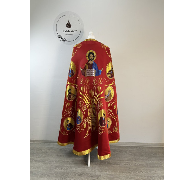 Priest vestment - Greek coupon - Priest clothes - Liturgical garments robe