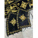 Bishop's Communion set in velvet with machine embroidery - Bishop's Stole and cuffs - Small omophorion - Epitrakhilion and cuffs