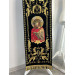 Bishop's Communion set in velvet with machine embroidery - Bishop's Stole and cuffs - Small omophorion - Epitrakhilion and cuffs