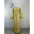 Brocade stichar with simple pattern - Gold robe for atar boy