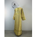 Brocade stichar with simple pattern - Gold robe for atar boy