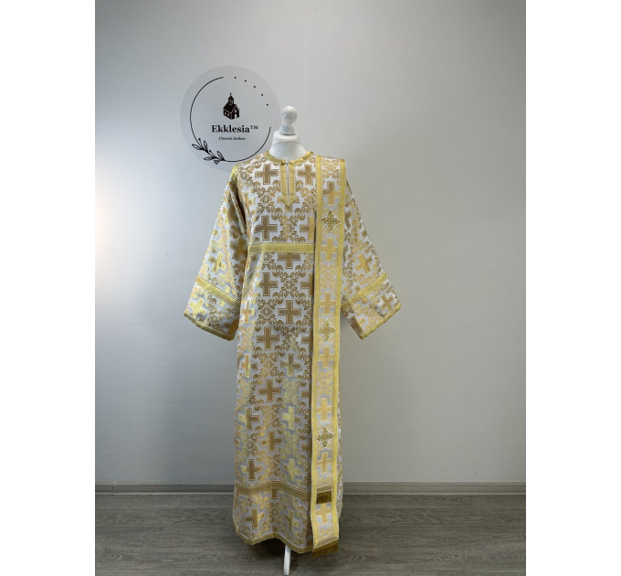 Christmas vestment for deacon - Stichar and orar - Stikharion and orarion