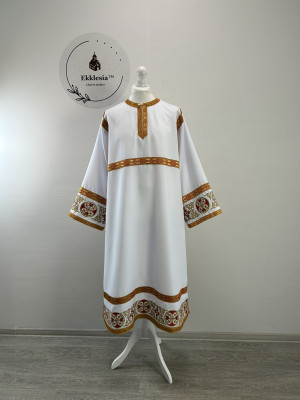 Embroidered altar serverer robe - Stikhar - Sticharion Deluxe Embroidered altar serverer robe - Stikhar - Sticharion Deluxe