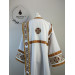 Embroidered deacon's vestment Decuxe with single orar - Stichar with orar and cuffs set