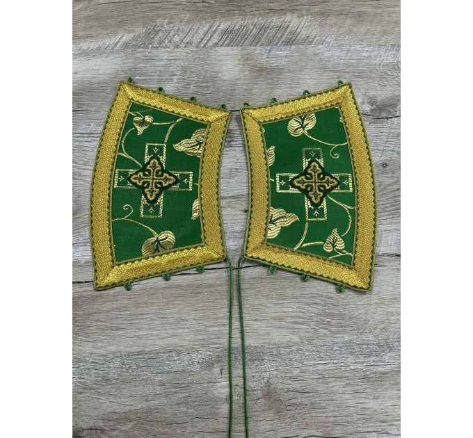 Grapes brocade Orthodox deacon's vestment - Stichar with orar and cuffs