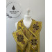 In stock! Communion set in floral brocade - Stole and cuffs 