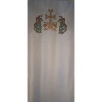 Katapitasma with peacocks - Curtains for the church - Embroidered curtains for the Royal Gate
