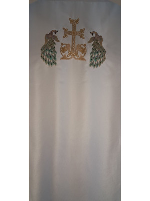 Katapitasma with peacocks - Curtains for the church - Embroidered curtains for the Royal Gate