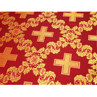 Set of vestments fabrics and 4 kamilavkas