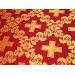 Set of vestments in white-gold color