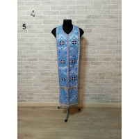 Church brocade stole and cuffs - Priest's communion set - Orthodox clothes